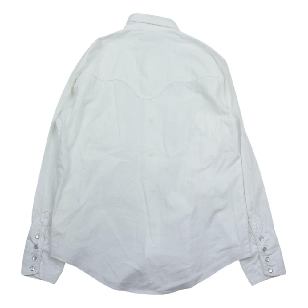 COMME des GARCONS HOMME PLUS コムデギャルソンオムプリュス ウエスタン アローポケット コットン 長袖 シャツ ホワイト系【中古】