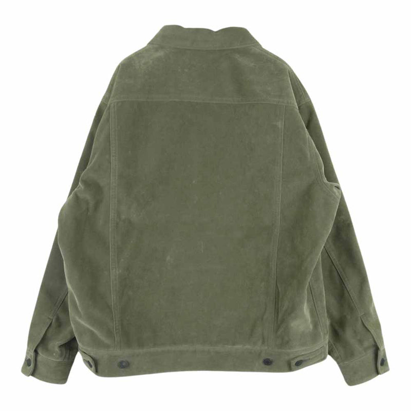 DESCENDANT ディセンダント 212BRDS-JKM04 PIGPEN TRACKER JACKET フェイク スエード トラッカー ジャケット グレー系 2【中古】