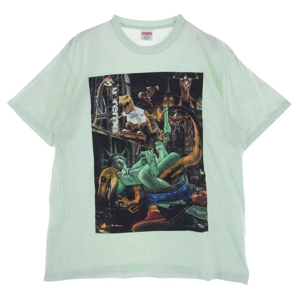 Supreme シュプリーム 23SS T-rex Tee ティーレックス プリント Tシャツ マルチカラー系 M【新古品】【未使用】【中古】