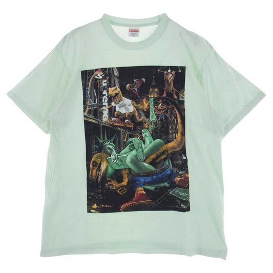 Supreme シュプリーム 23SS T-rex Tee ティーレックス プリント Tシャツ マルチカラー系 M【新古品】【未使用】【中古】