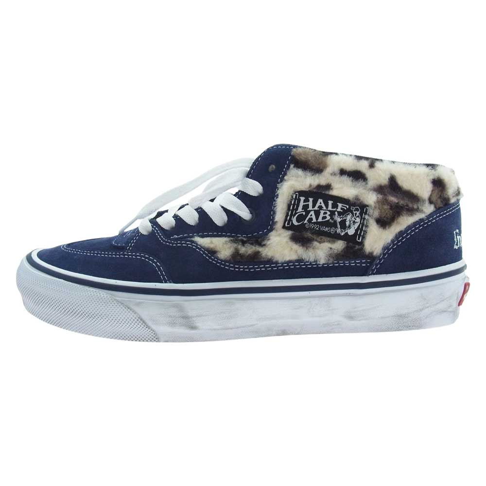 Supreme シュプリーム 23AW Vans バンズ Leopard Half Cab レオパード ハーフキャブ スニーカー Navy マルチカラー系 26.0cm【新古品】【未使用】【中古】