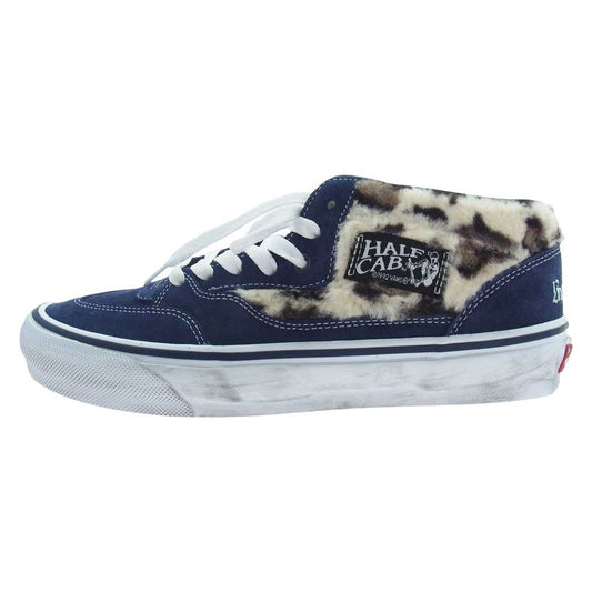 Supreme シュプリーム 23AW Vans バンズ Leopard Half Cab レオパード ハーフキャブ スニーカー Navy マルチカラー系 26.0cm【新古品】【未使用】【中古】