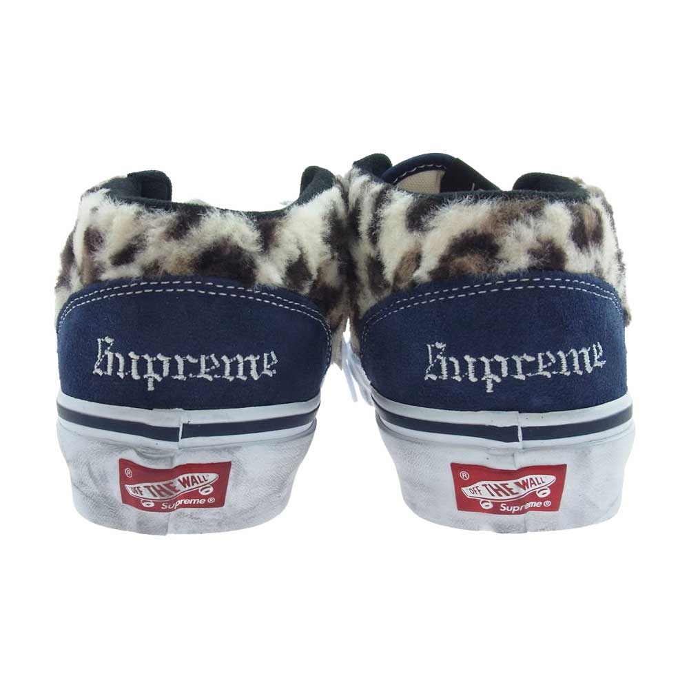 Supreme シュプリーム 23AW Vans バンズ Leopard Half Cab レオパード ハーフキャブ スニーカー Navy マルチカラー系 26.0cm【新古品】【未使用】【中古】