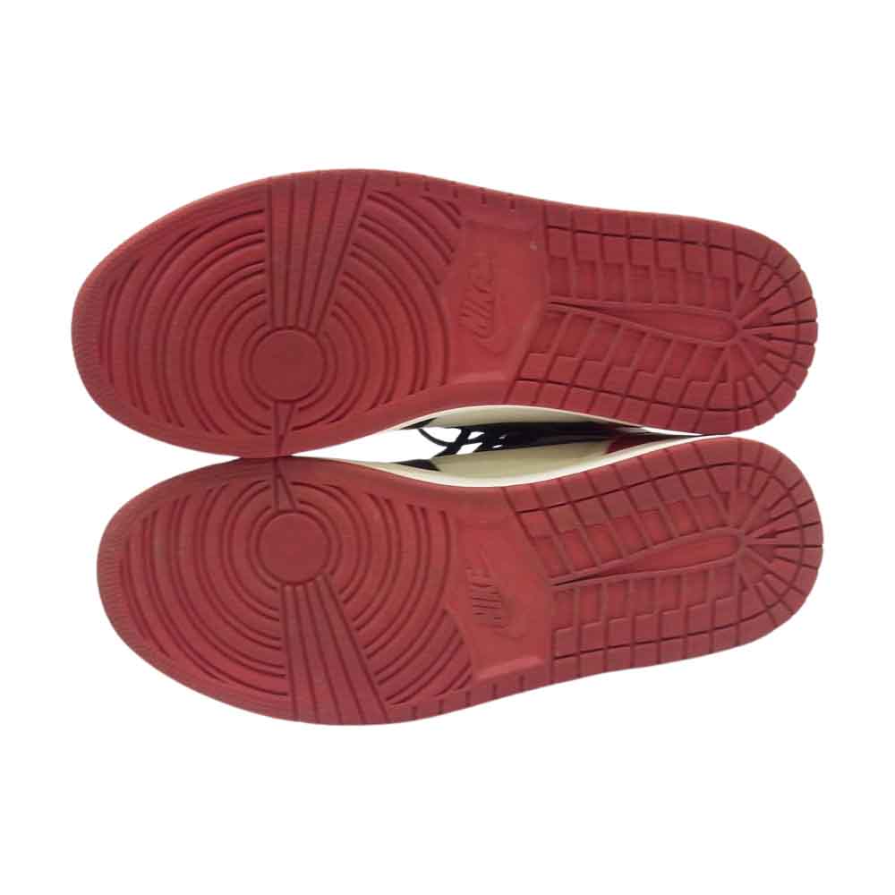 NIKE ナイキ 555088-610 Air Jordan 1 Retro High OG Bred Toe エアジョーダン レトロ ハイ ブレッド トゥ ホワイト系 レッド系 US9.5【中古】