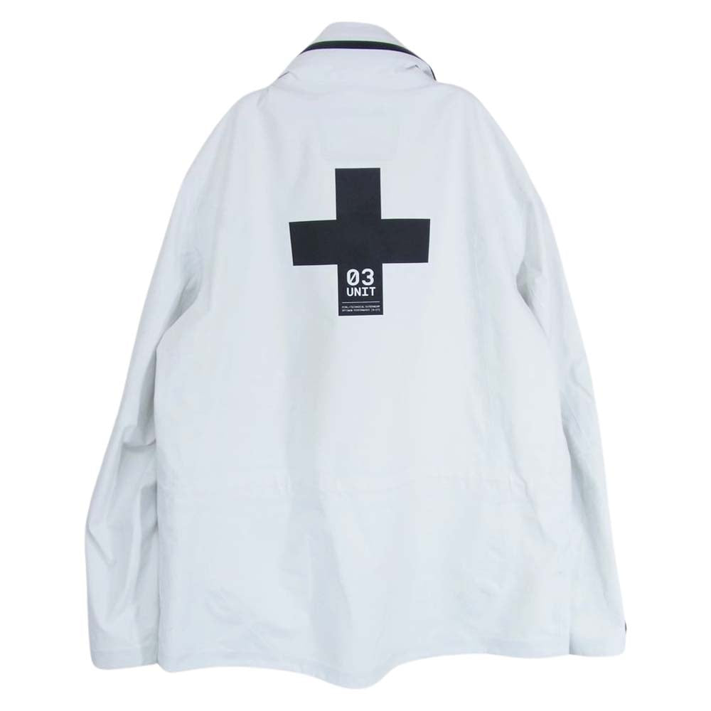 POLO RALPH LAUREN ポロ・ラルフローレン XCII UNIT03 OPTIMUM PERFORMANCE TECHNICAL ジップアップ テクニカル ジャケット ホワイト系 L【中古】