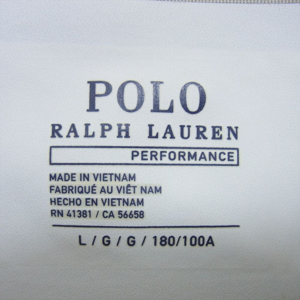 POLO RALPH LAUREN ポロ・ラルフローレン XCII UNIT03 OPTIMUM PERFORMANCE TECHNICAL ジップアップ テクニカル ジャケット ホワイト系 L【中古】