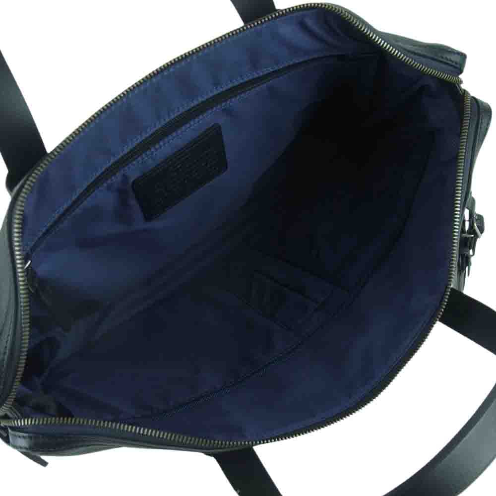 TUMI トゥミ 68917IRN MISSION HARRISON Leather Briefcase ミッション ハリソン レザー ブリーフケース バッグ グレー系【中古】