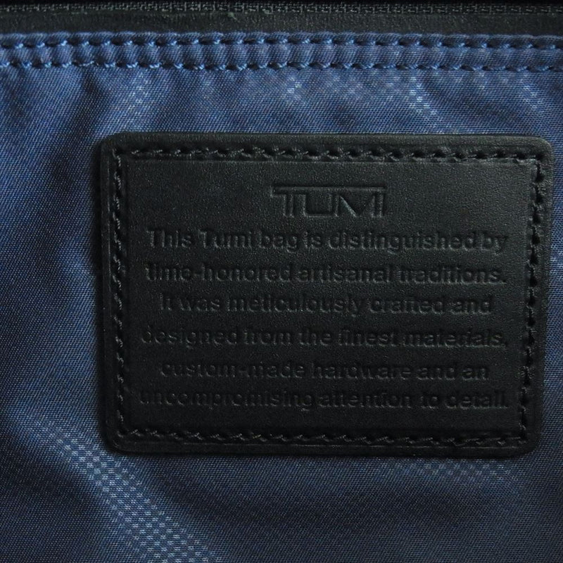 TUMI トゥミ 68917IRN MISSION HARRISON Leather Briefcase ミッション ハリソン レザー ブリーフケース バッグ グレー系【中古】