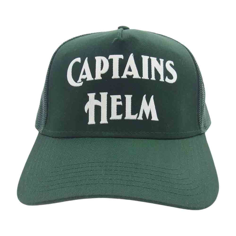 キャプテンズヘルム LOGO MESH CAP メッシュ ロゴ キャップ 帽子 グリーン グリーン系【中古】