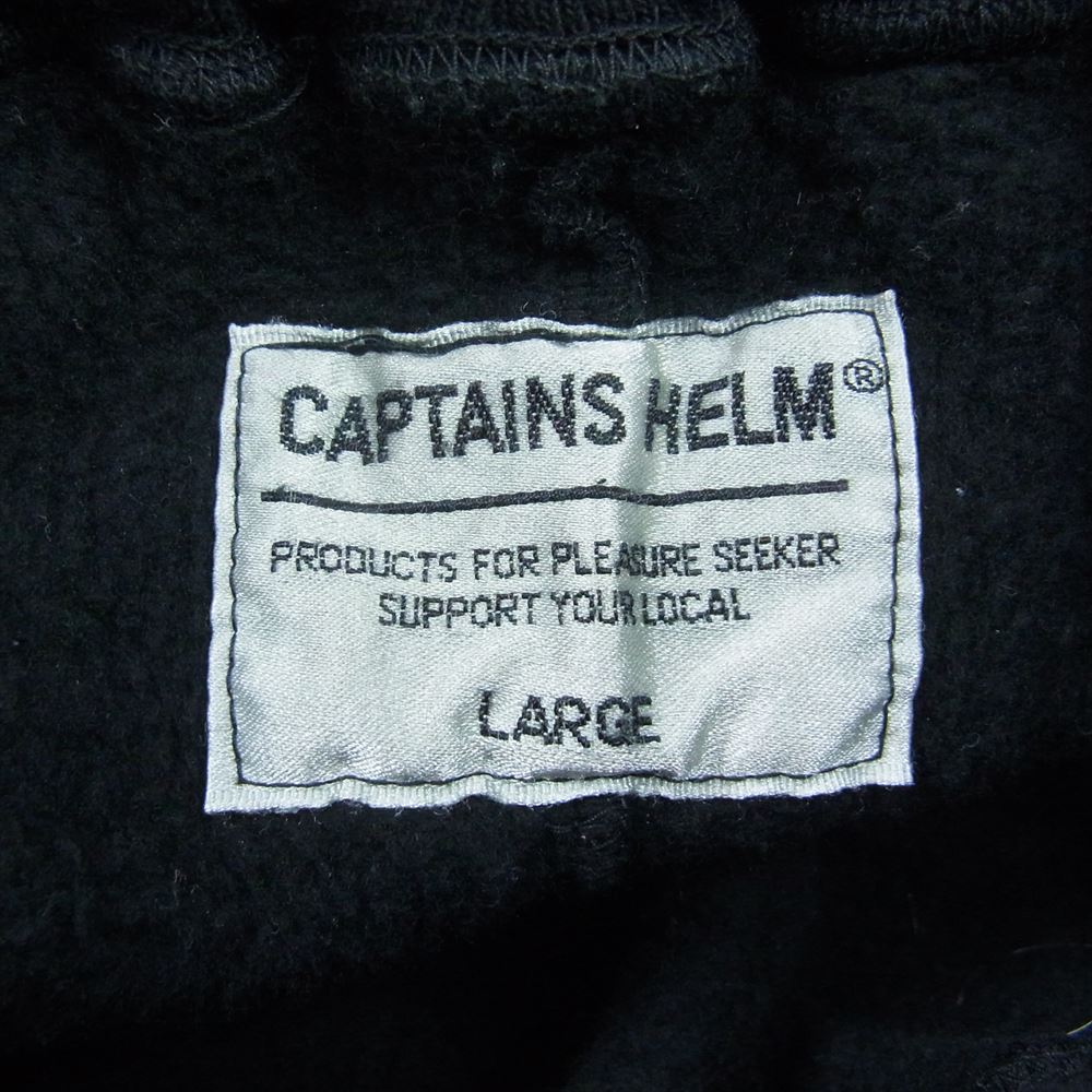 キャプテンズヘルム ロゴ スウェット パンツ ブラック系 L【中古】