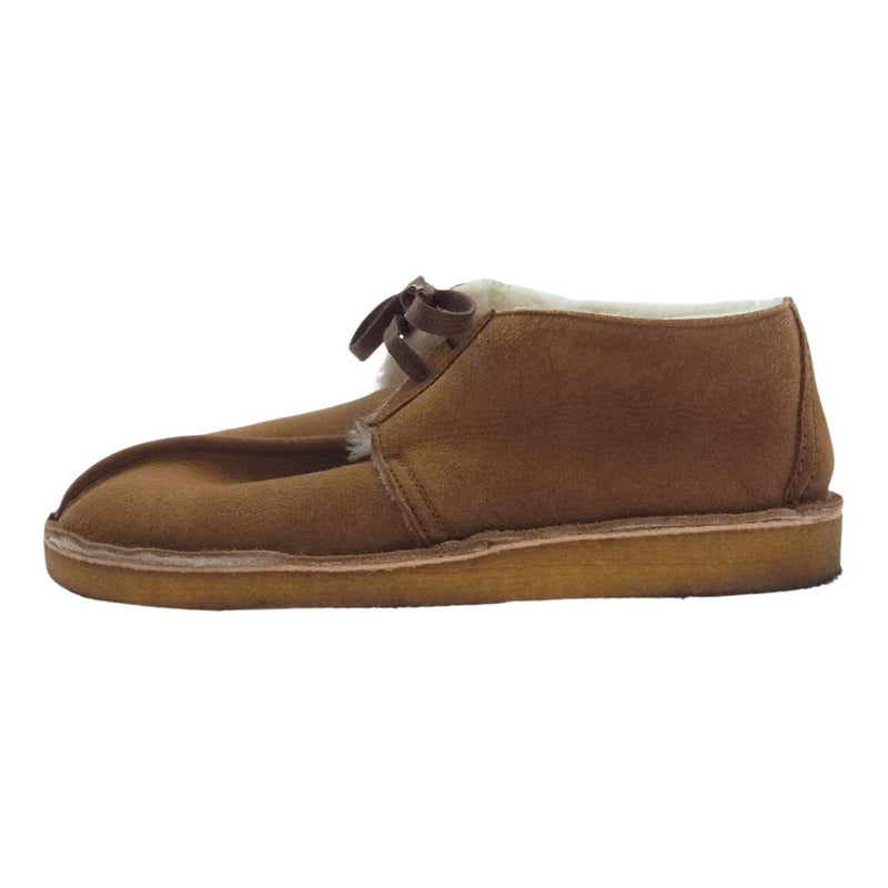 Clarks クラークス × UNITED ARROWS 別注 DESERT TREK ボアムートン ブーツ ブラウン系 26.5cm【中古】