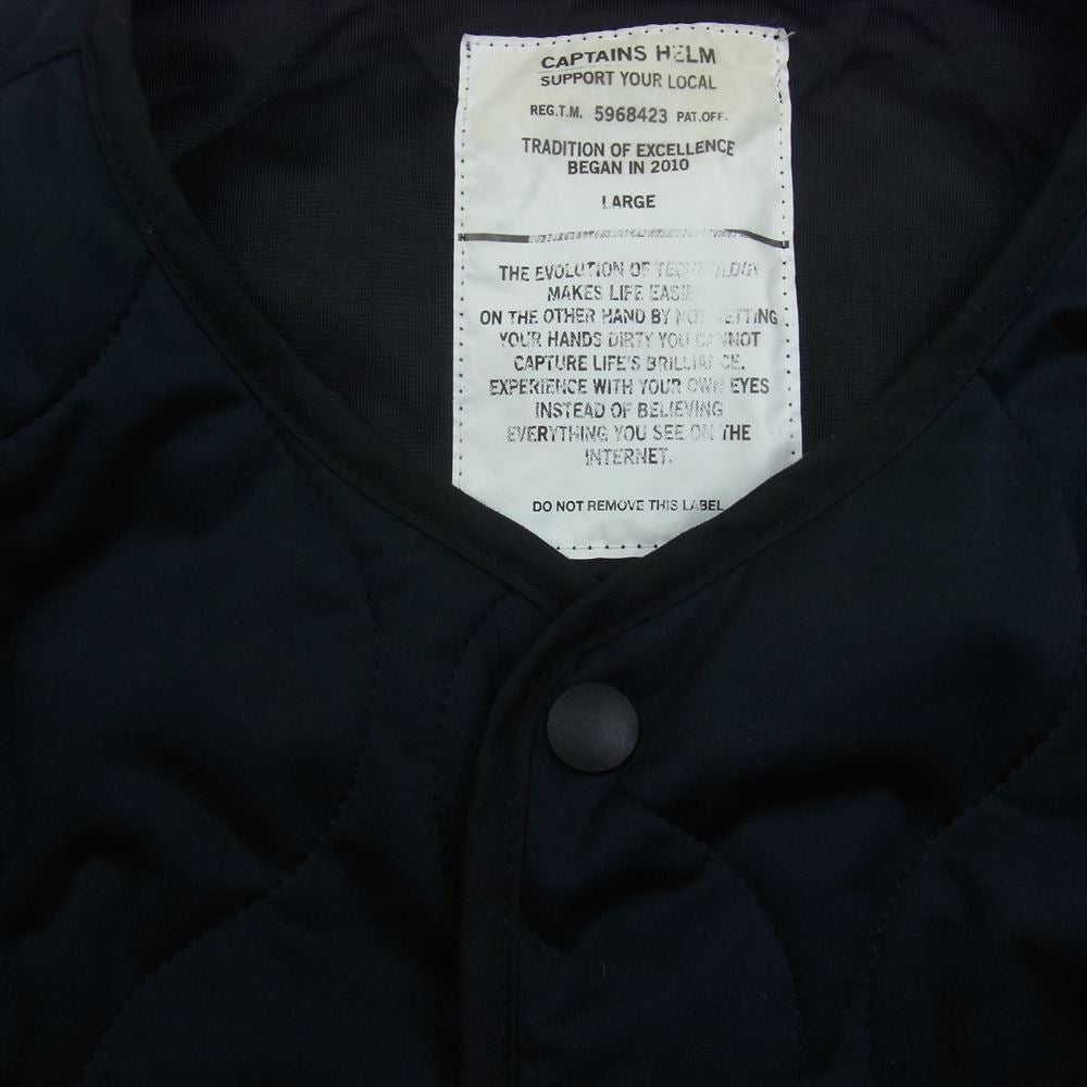 キャプテンズヘルム 5968423 Thinsulate シンサレート キルティング ベスト ネイビー系 L【中古】