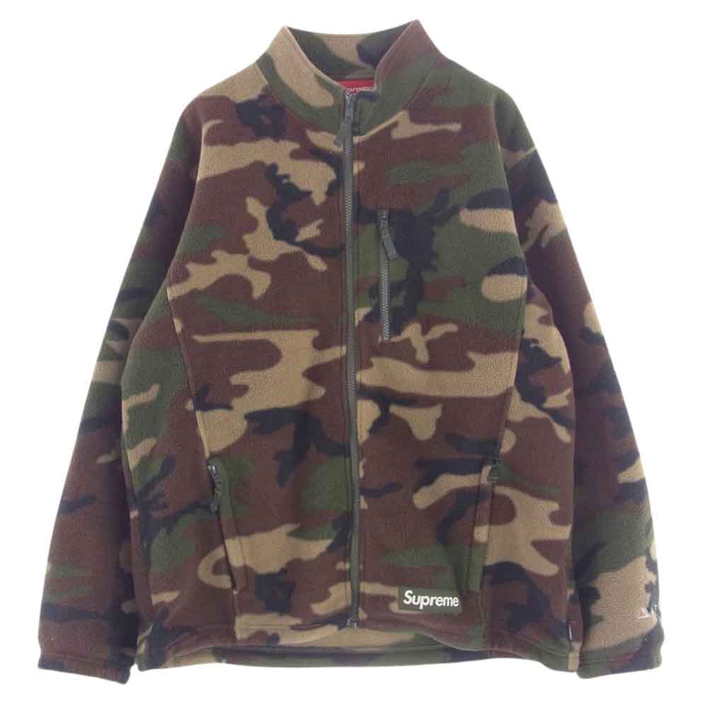 Supreme シュプリーム 22AW Polartec Zip Jacket ポーラテック ジップ フリース ジャケット カーキ系 L【中古】