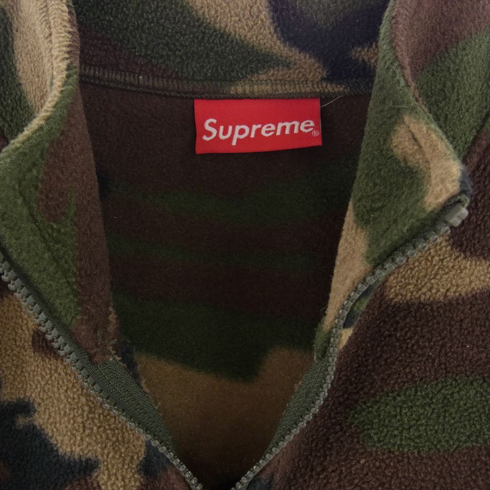 Supreme シュプリーム 22AW Polartec Zip Jacket ポーラテック ジップ フリース ジャケット カーキ系 L【中古】