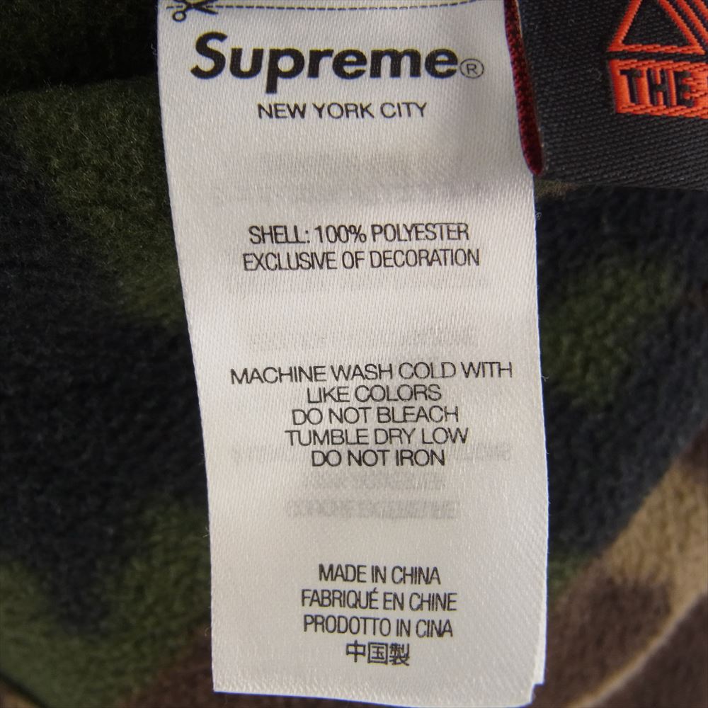 Supreme シュプリーム 22AW Polartec Zip Jacket ポーラテック ジップ フリース ジャケット カーキ系 L【中古】