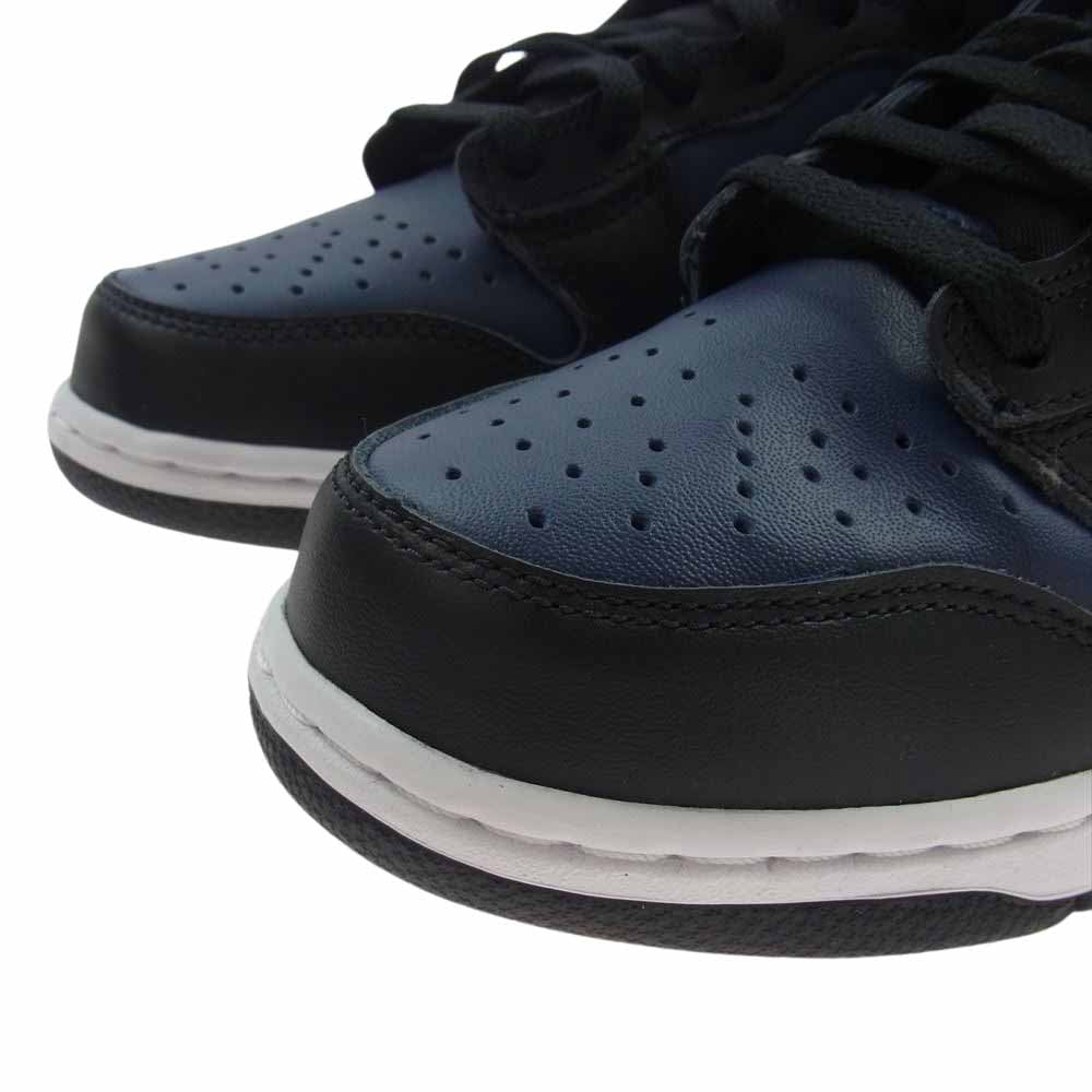 NIKE ナイキ DJ0383-400 × Fragment フラグメント Dunk High Tokyo ダンク ハイ 東京 スニーカー ブラック系 ネイビー系 25.5cm【新古品】【未使用】【中古】