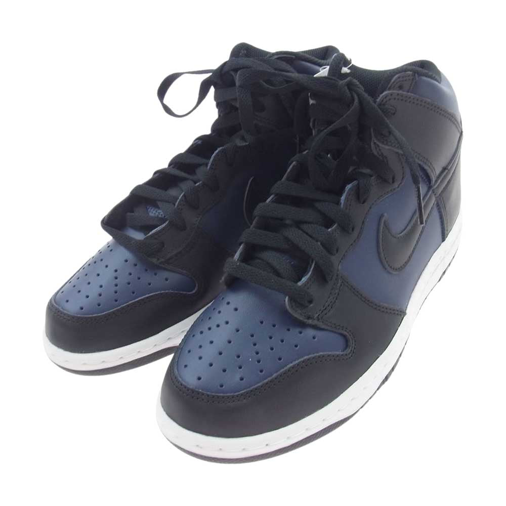 NIKE ナイキ DJ0383-400 × Fragment フラグメント Dunk High Tokyo ダンク ハイ 東京 スニーカー ブラック系 ネイビー系 26cm【新古品】【未使用】【中古】