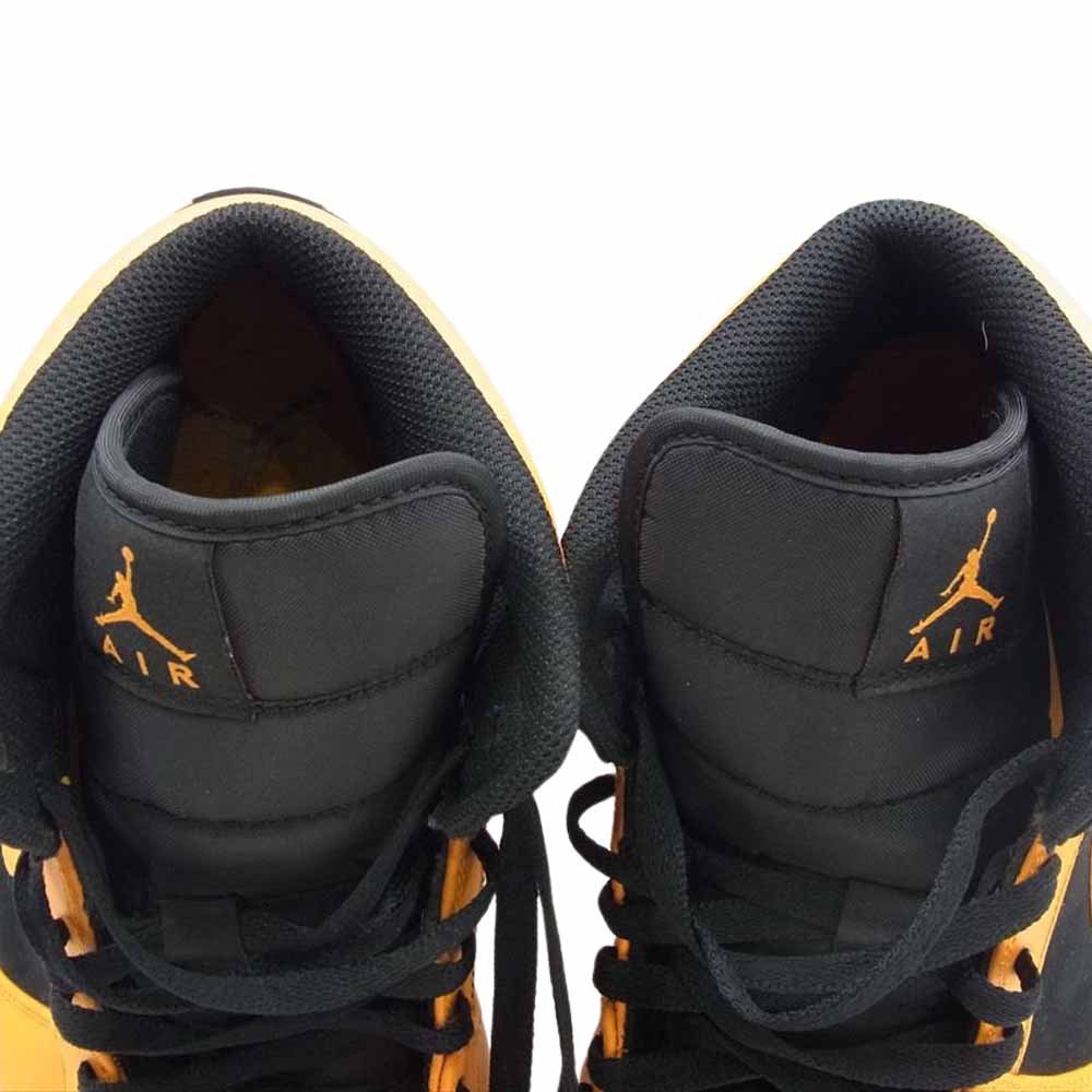 NIKE ナイキ CZ0790-801 Air Jordan 1 Mid Black Orange Peel エアジョ－ダン ワン ハイ スエード オレンジ系 ブラック系 US11【中古】