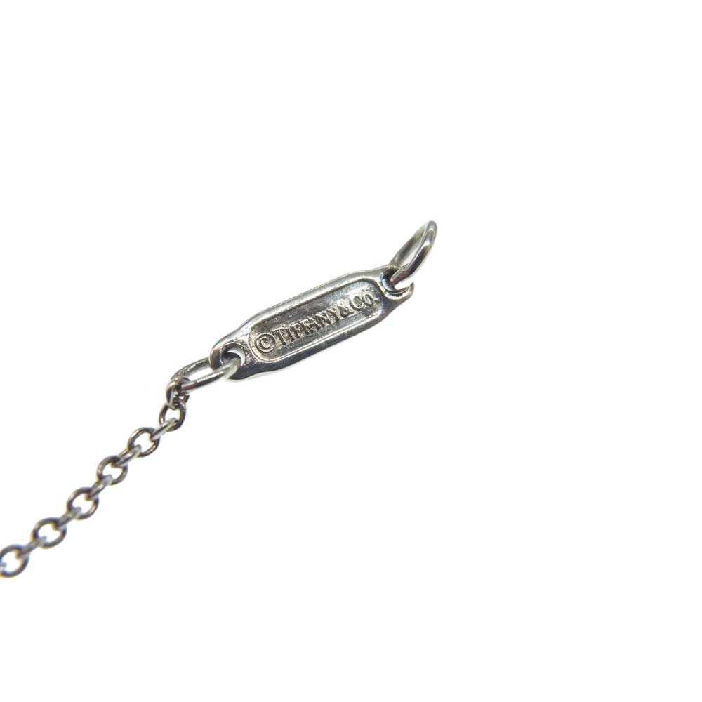 TIFFANY&Co. ティファニー フォールド ハート ネックレス シルバー系【中古】