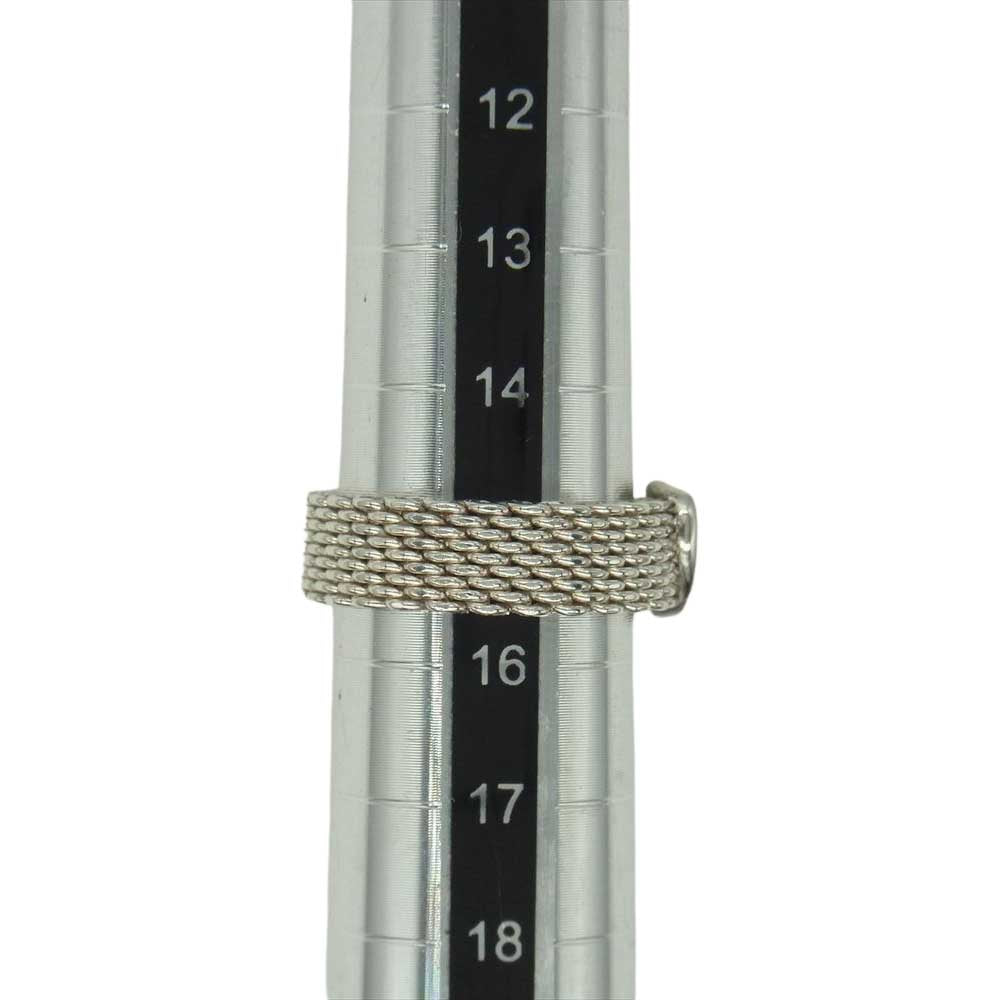 TIFFANY&Co. ティファニー サマセット メッシュ ハート モチーフ リング シルバー系 15.5号【中古】