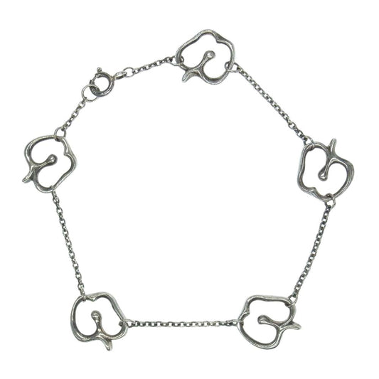 TIFFANY&Co. ティファニー アップル リンゴ モチーフ ブレスレット シルバー系【中古】