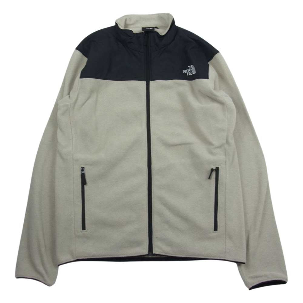 THE NORTH FACE ノースフェイス NL72304 MOUNTAIN VERSA MICRO JACKET マウンテン バーサ マイクロ フリース ジャケット ベージュ系 L【美品】【中古】