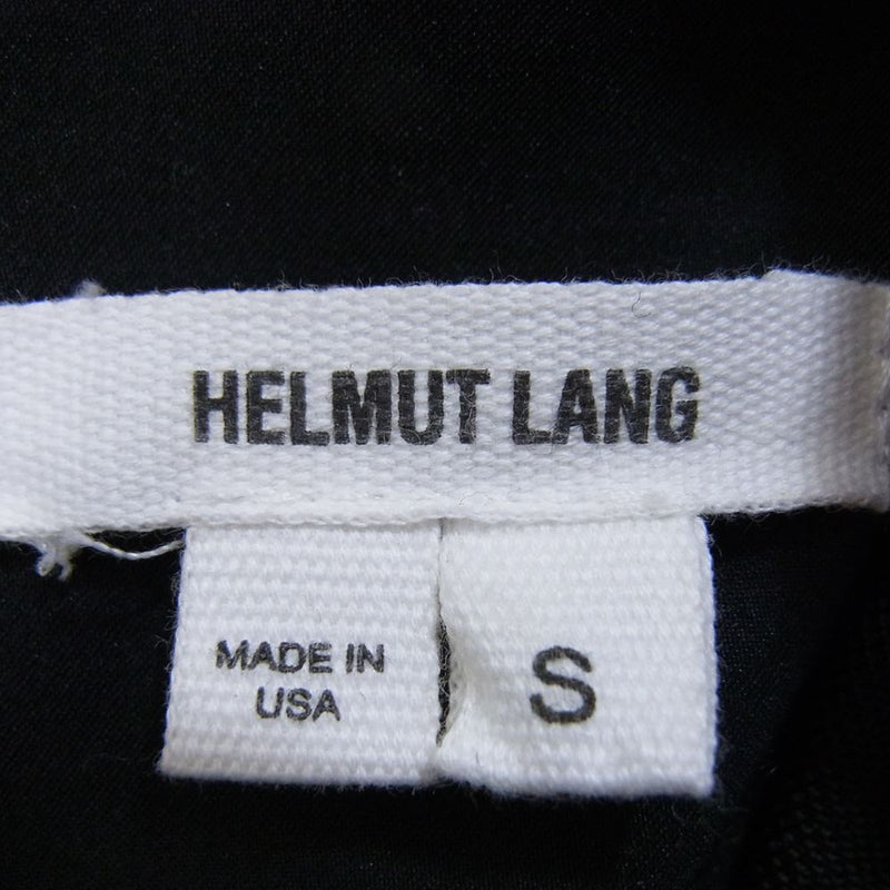 HELMUT LANG ヘルムートラング 16-4305033 変形 バックジップ ノースリーブ ワンピース ブラック系 S【中古】