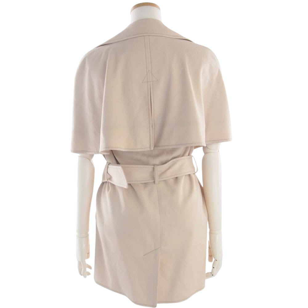 MAISON MARTIN MARGIELA メゾンマルタンマルジェラ ここのえタグ イタリア製 05685 31 TH017 TESS.37743 変形 レイヤード ケープ ジャケット ベージュ系 38【中古】