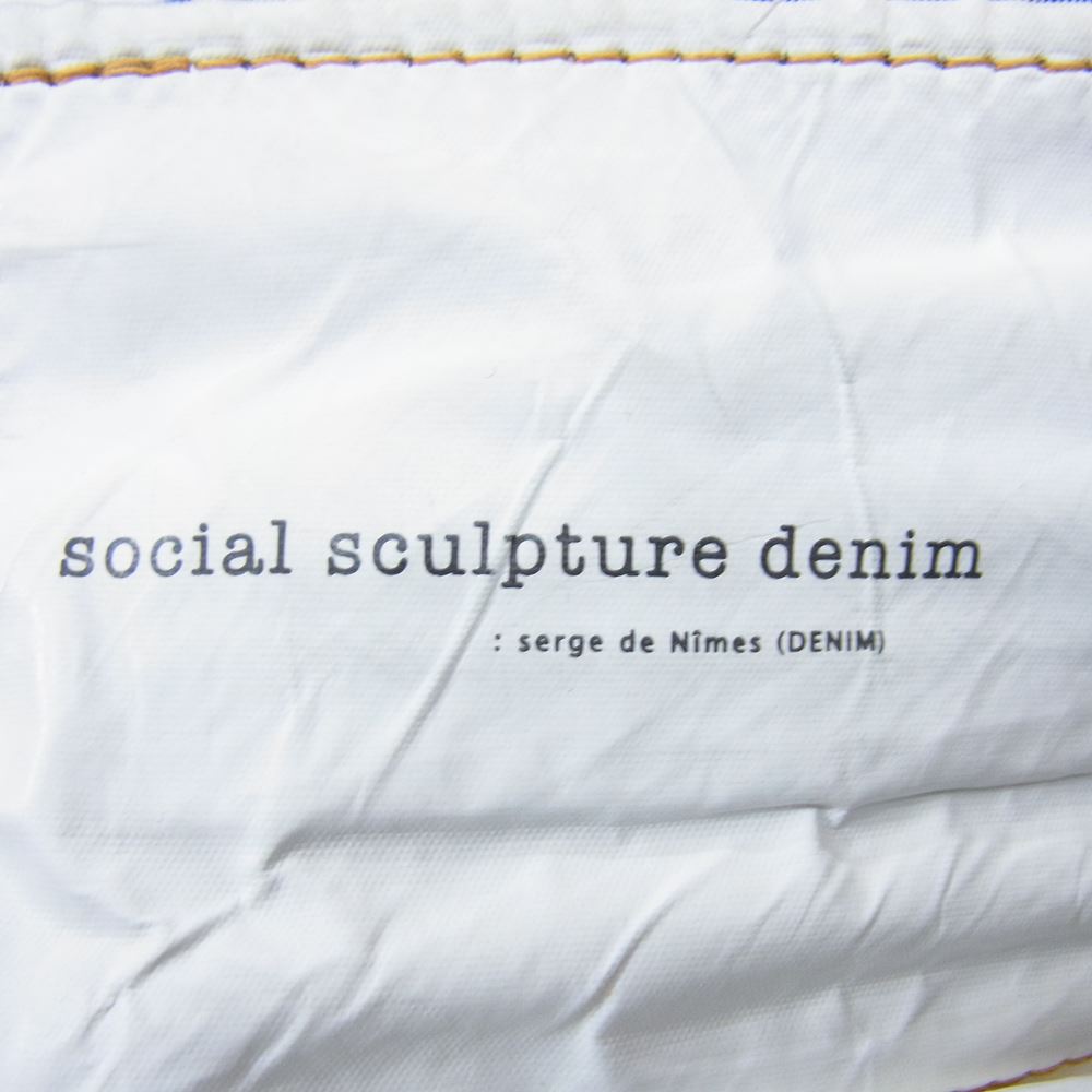 VISVIM ビズビム 15AW 0115205005005 SOCIAL SCULPTURE 01 SLIM ソーシャルスカルプチャー スリム デニムパンツ ジーンズ インディゴブルー系 30【中古】