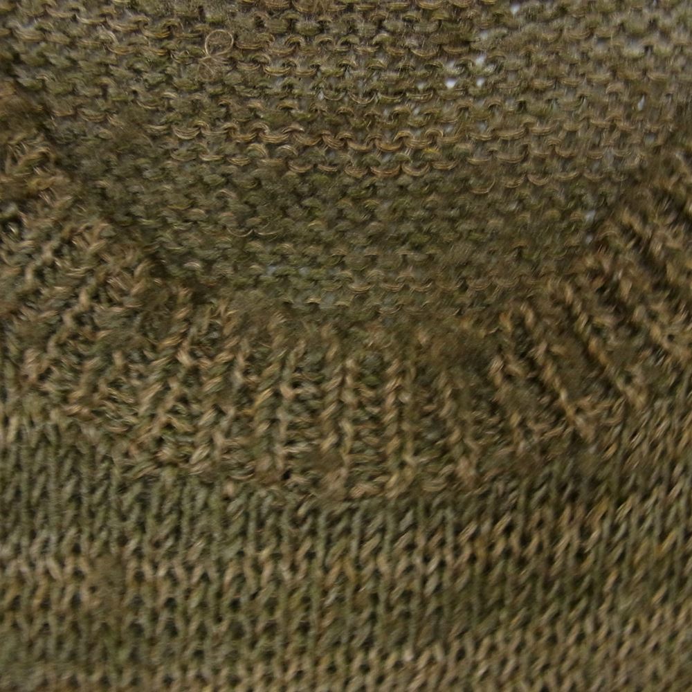 VISVIM ビズビム 20SS 0120105012002 REGIMENT CREW KNIT VEST (L/SI) レジメント クルーネック ニット ベスト ブラウン系 1【中古】