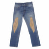 VISVIM ビズビム 20SS 0120105005028 SOCIAL SCULPTURE 03 DAMAGED-23 ダメージ加工 レザーパッチ ソーシャルスカルプチャー デニムパンツ ジーンズ W32 L30 インディゴブルー系 W32/L30【中古】