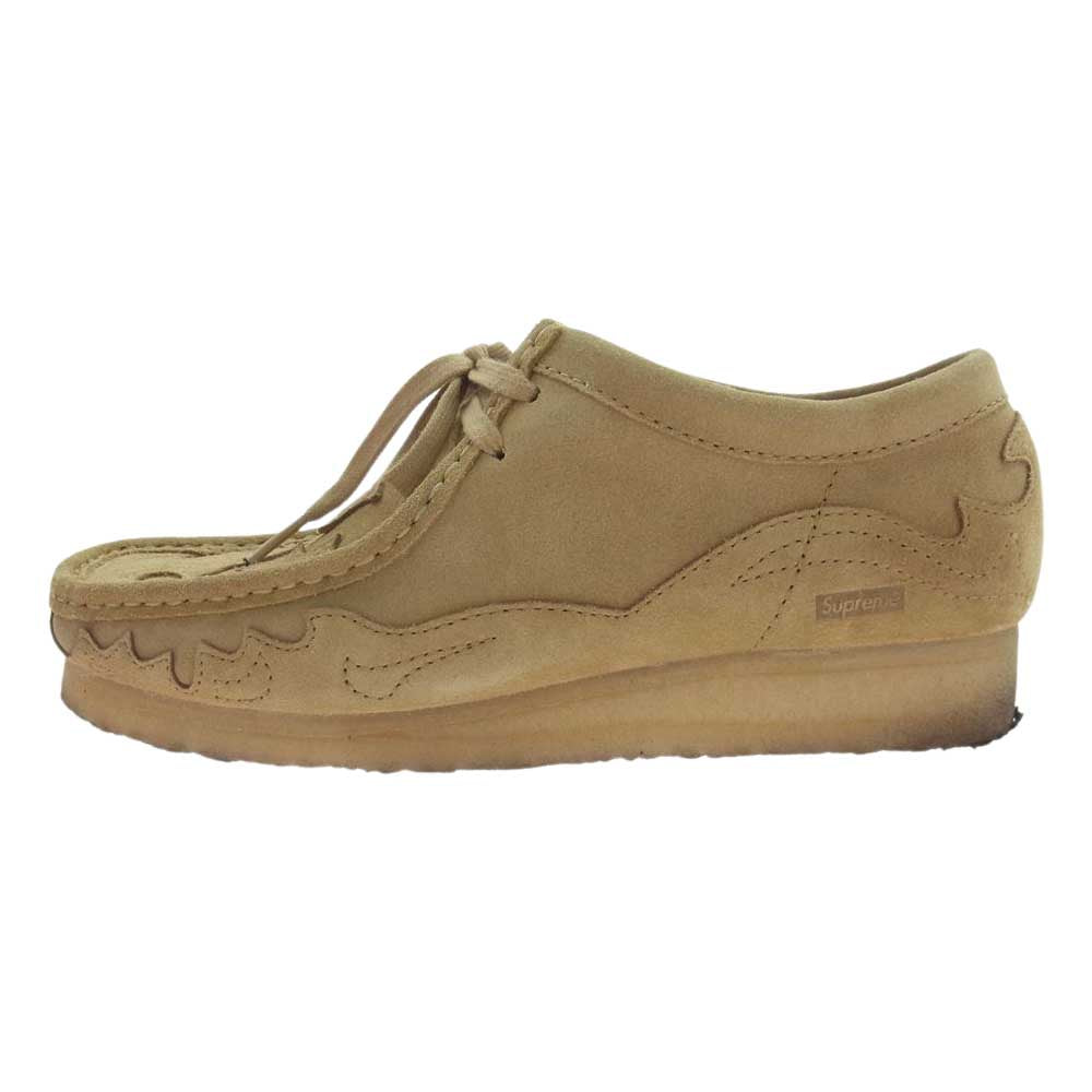 Supreme シュプリーム 23SS clarks originals wallabee maple  クラークス オリジナルス ワラビー メイプル シューズ ベージュ系 M 8【中古】