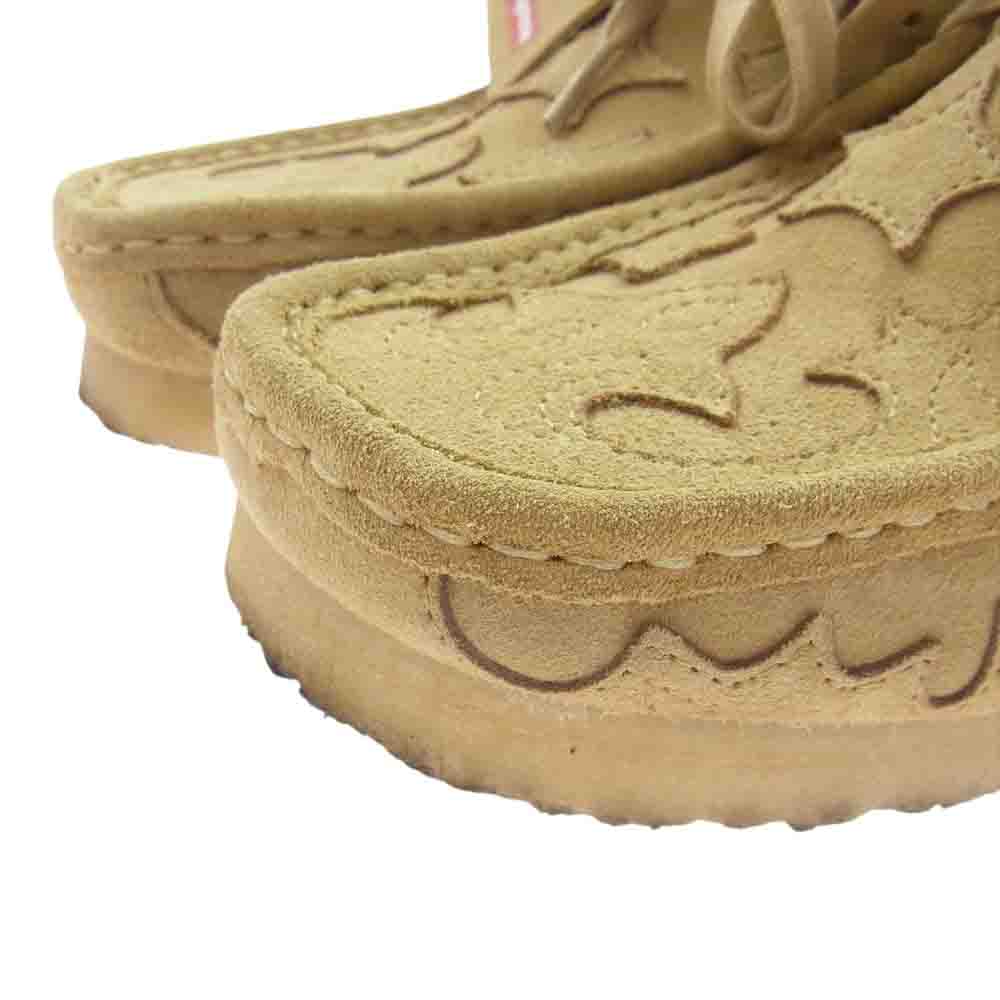 Supreme シュプリーム 23SS clarks originals wallabee maple  クラークス オリジナルス ワラビー メイプル シューズ ベージュ系 M 8【中古】