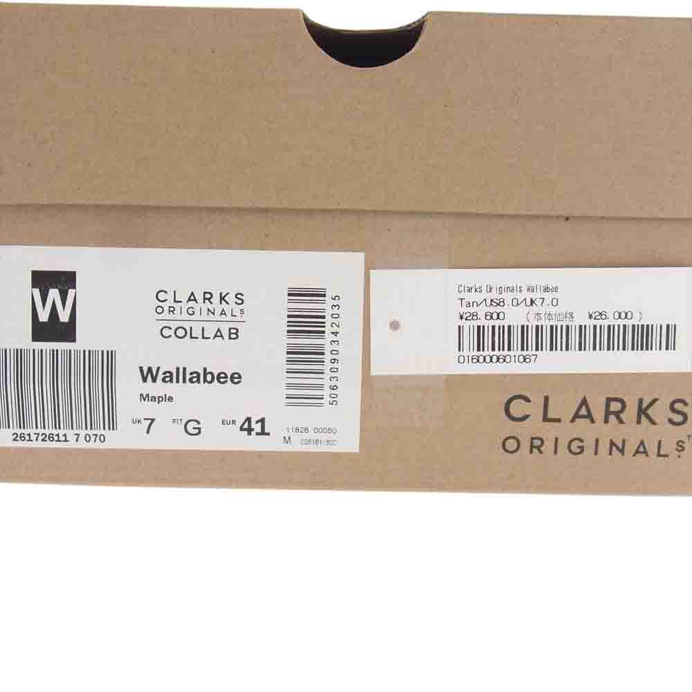Supreme シュプリーム 23SS clarks originals wallabee maple  クラークス オリジナルス ワラビー メイプル シューズ ベージュ系 M 8【中古】