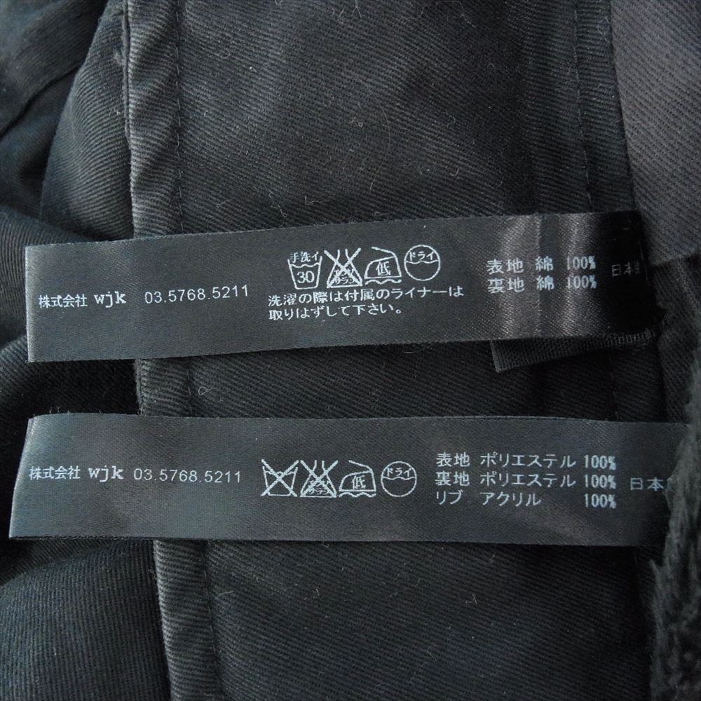 wjk ダブルジェイケイ 03.5768.5211 M65 タイプ ミリタリー ジャケット ブラック系 M【中古】