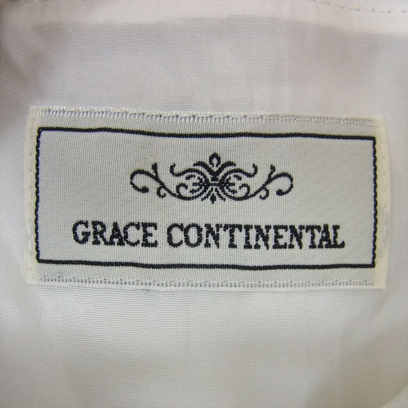 GRACE CONTINENTAL グレースコンチネンタル ノースリーブ 刺繍 レース ドレス ワンピース ブラック系 サイズ表記無【中古】