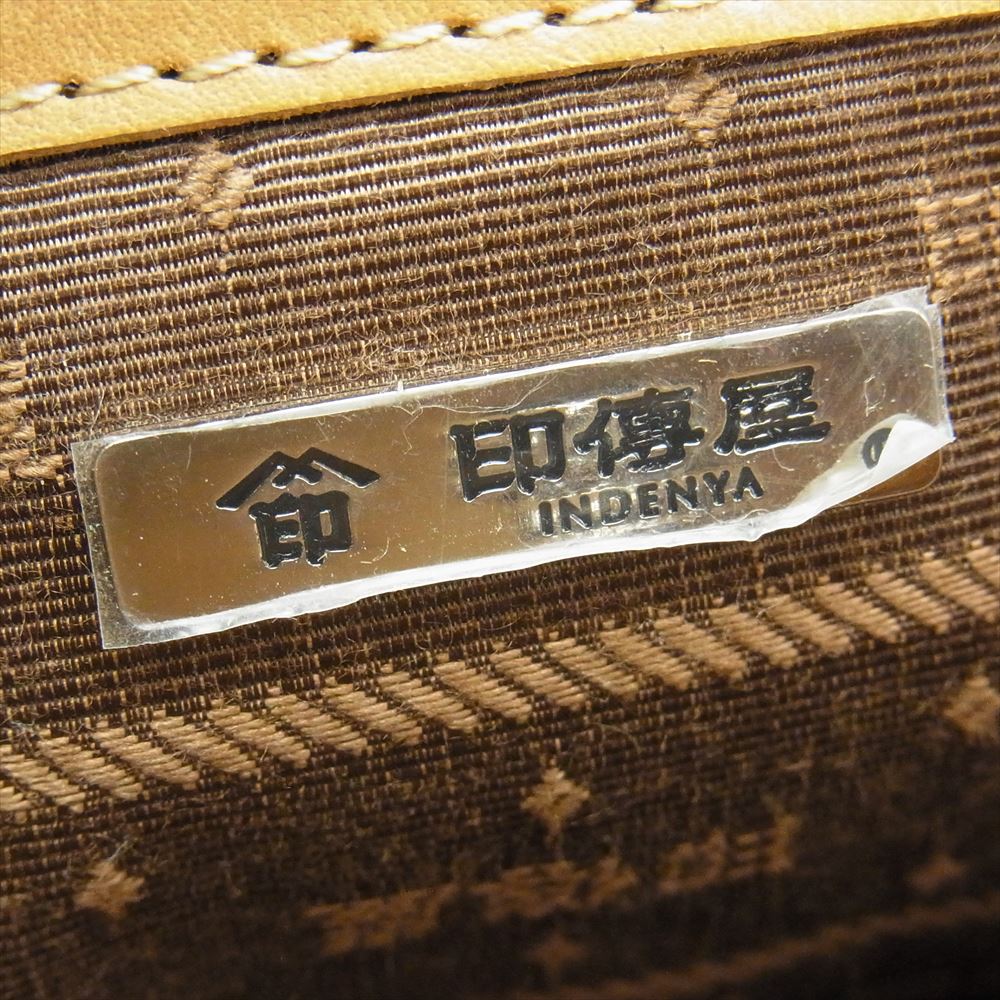 印傳屋 Folky フォルキィ セミ ショルダー バッグ ブラウン系【中古】