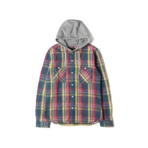 フード付きシャツ 画像