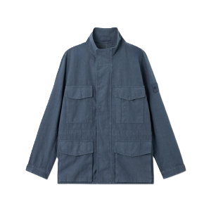 4100080 Bonded Linen-TC_Stone Island Ghostフィールドジャケット 画像