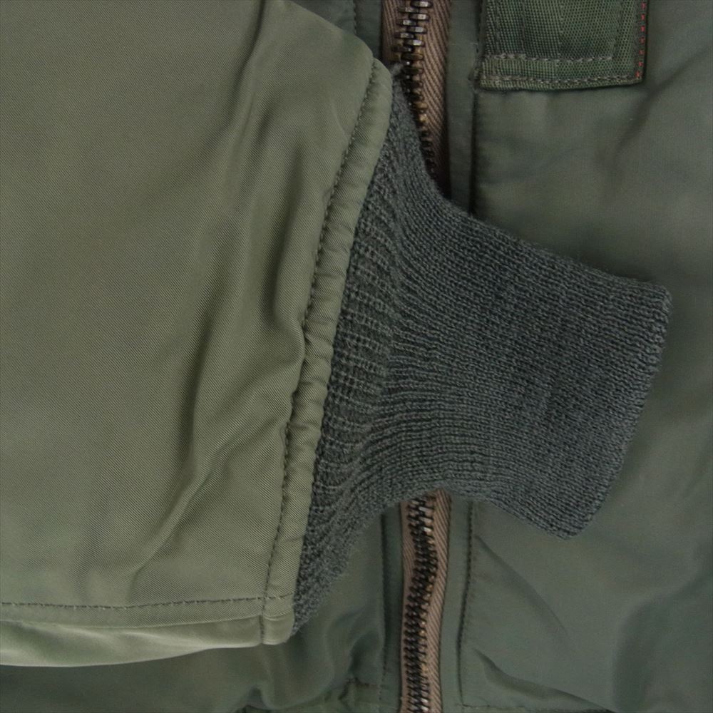 The REAL McCOY'S ザリアルマッコイズ SKYLINE 実名復刻  MA-1 フライト ミリタリー ジャケット カーキ系 XS【中古】