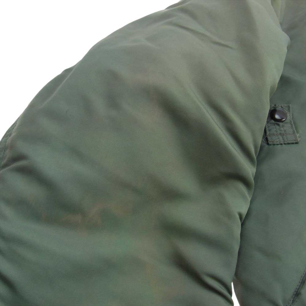 The REAL McCOY'S ザリアルマッコイズ SKYLINE 実名復刻  MA-1 フライト ミリタリー ジャケット カーキ系 XS【中古】