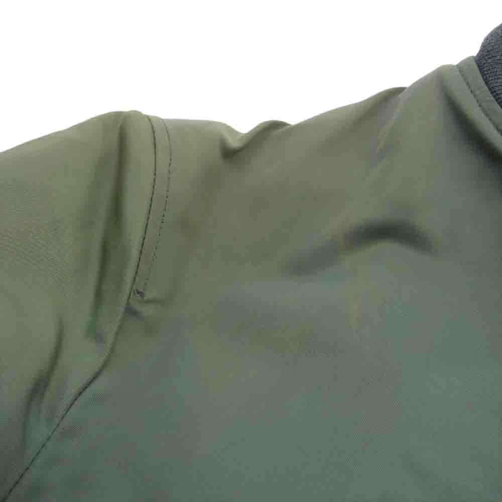 The REAL McCOY'S ザリアルマッコイズ SKYLINE 実名復刻  MA-1 フライト ミリタリー ジャケット カーキ系 XS【中古】