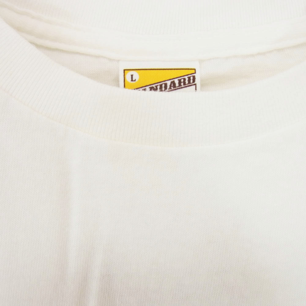 STANDARD CALIFORNIA スタンダードカリフォルニア SD UNITED WE STANDARD T ユナイテッド スタンダード プリント 半袖 Tシャツ ホワイト系 L【美品】【中古】