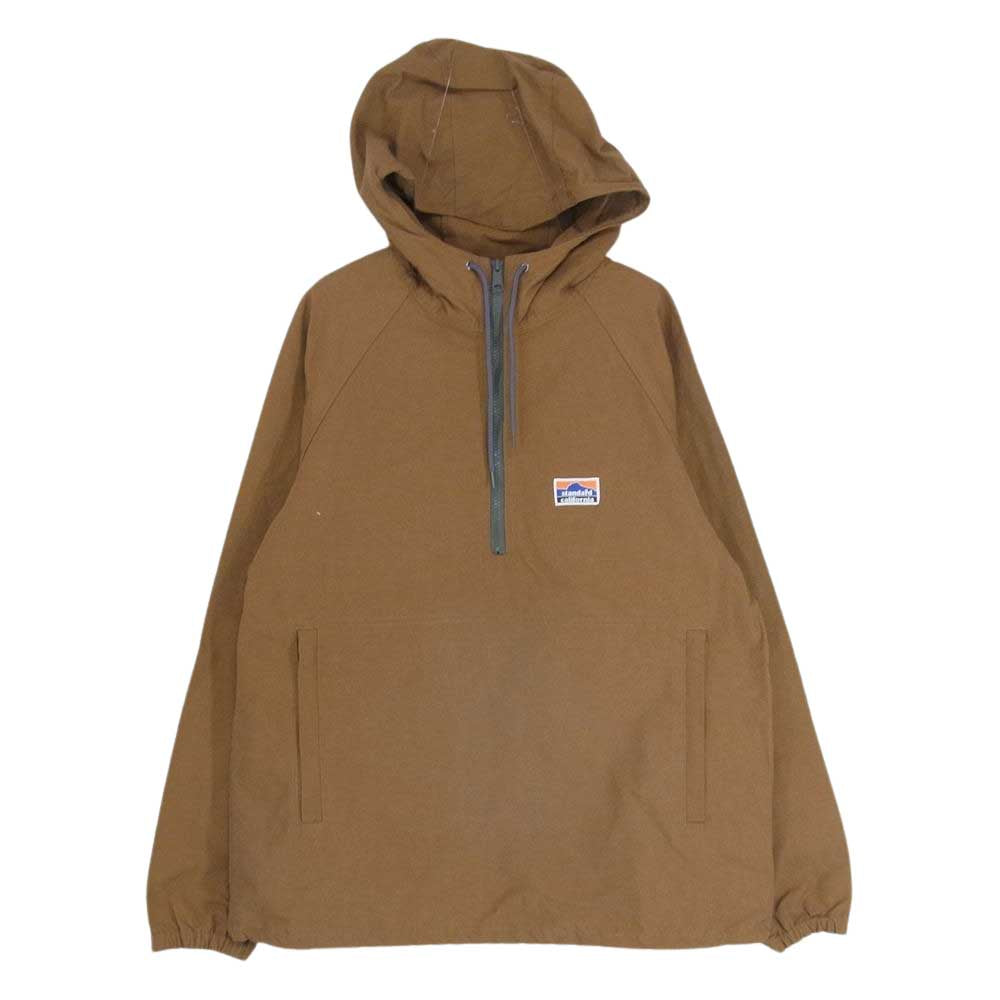 STANDARD CALIFORNIA スタンダードカリフォルニア SD Heavy Duty Classic Anorak Jacket ハーフジップ アノラック パーカー ブラウン系 L【極上美品】【中古】