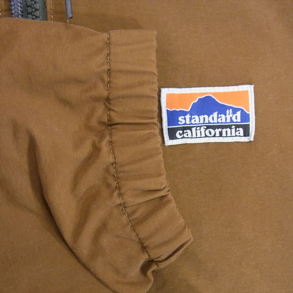 STANDARD CALIFORNIA スタンダードカリフォルニア SD Heavy Duty Classic Anorak Jacket ハーフジップ アノラック パーカー ブラウン系 L【極上美品】【中古】