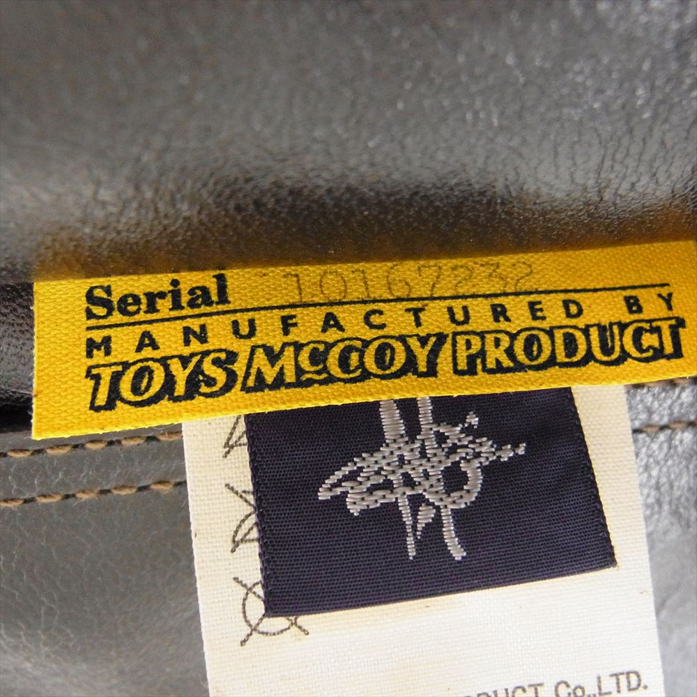 TOY'S McCOY トイズマッコイ TMJ2123 TYPE A-2 ROUGH WEAR CLOTHING " MIGHTY EIGHTH " ラフウェアクロージング レザー ホースハイド フライト ジャケット ダークブラウン系 color:151 40【新古品】【未使用】【中古】