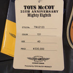 TOY'S McCOY トイズマッコイ TMJ2123 TYPE A-2 ROUGH WEAR CLOTHING " MIGHTY EIGHTH " ラフウェアクロージング レザー ホースハイド フライト ジャケット ダークブラウン系 color:151 40【新古品】【未使用】【中古】