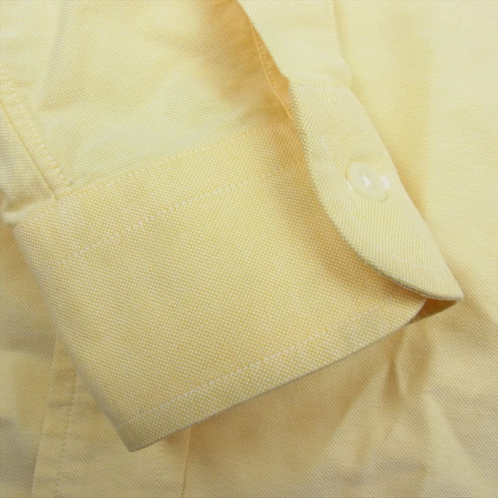 RALPH LAUREN ラルフローレン YARMOUTH BD ヤーマス ボタンダウン ロゴ 刺繍 長袖 シャツ イエロー イエロー系 39-82【中古】