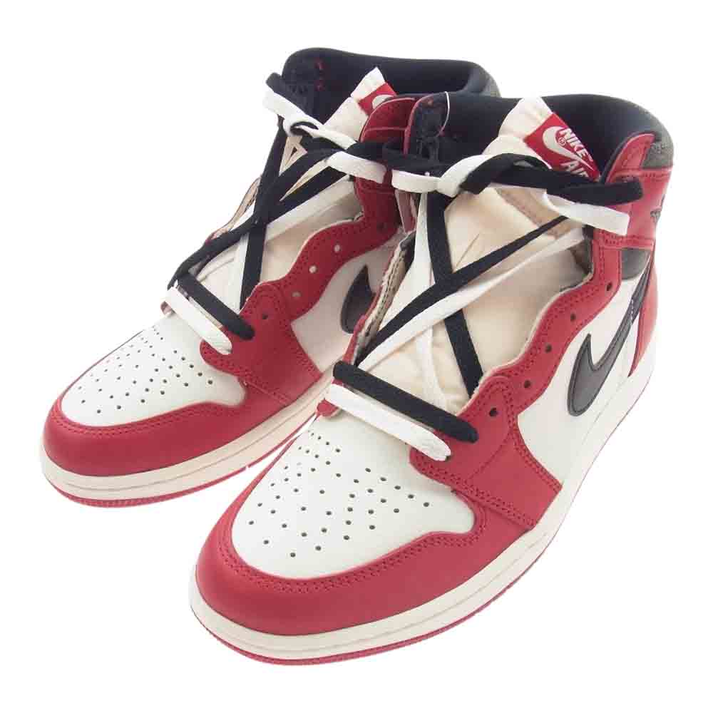 NIKE ナイキ DZ5485-612 Air Jordan 1 High OG Lost & Found Chicago エアジョーダン1 ハイ OG ロスト & ファウンド シカゴ スニーカー レッド系 27.5cm【極上美品】【中古】