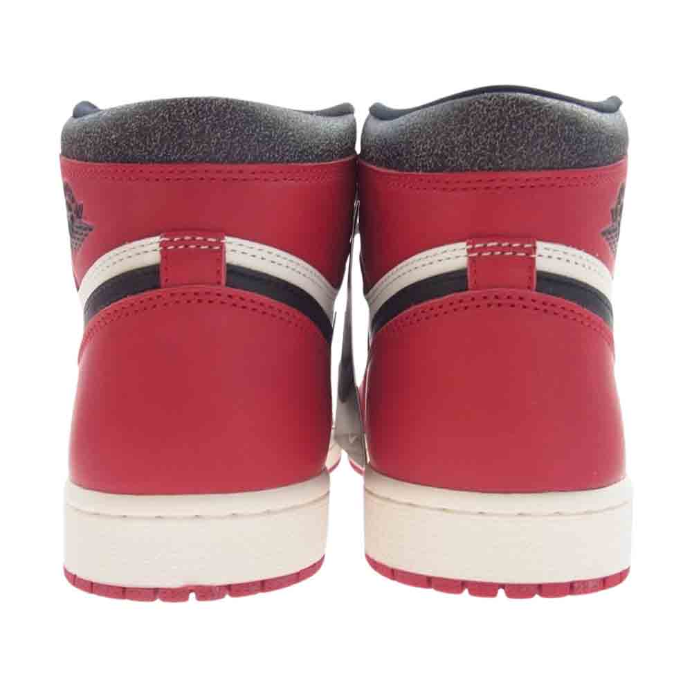 NIKE ナイキ DZ5485-612 Air Jordan 1 High OG Lost & Found Chicago エアジョーダン1 ハイ OG ロスト & ファウンド シカゴ スニーカー レッド系 27.5cm【極上美品】【中古】